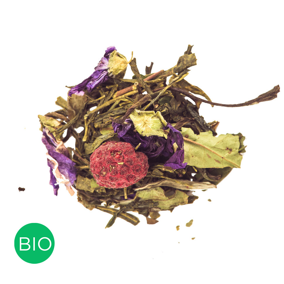 escapade champetre Photo du thé Escapade Champêtre Bio thé blanc Colors of Tea