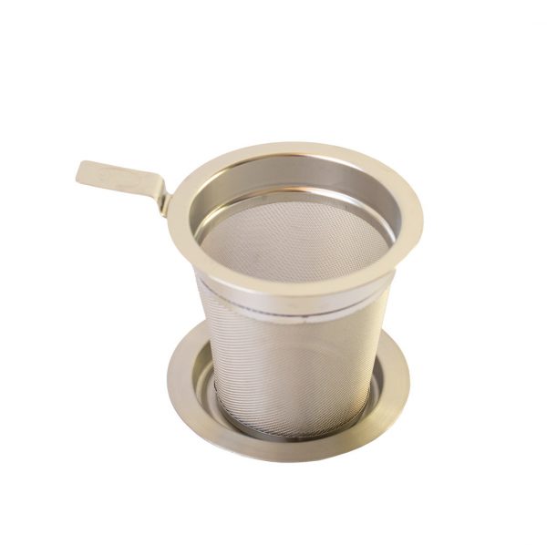 Filtre à thé inox de 7cm avec soucoupe, Colors of Tea