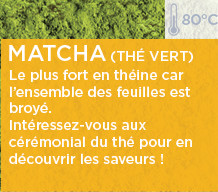 les couleurs du thé : la matcha colors of tea
