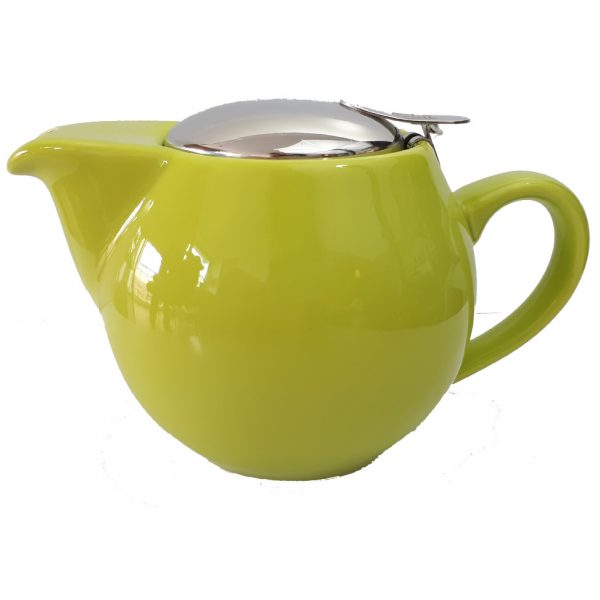 théière verte avec filtre intégré colors of tea