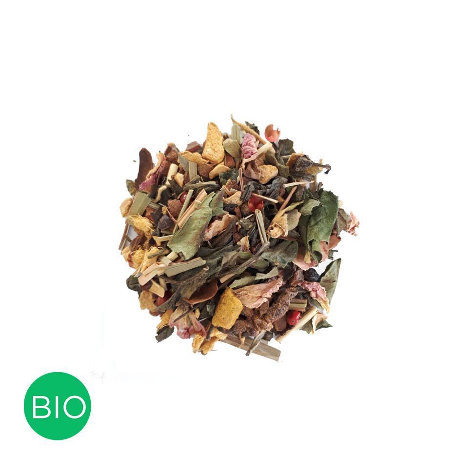 spicy chai Spicy Green Chai thé vert Colors of Tea