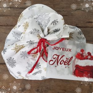 pochette cadeau coffret noel