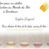atelier introduction au monde du thé colors of tea