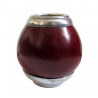 calebasse rouge et son socle