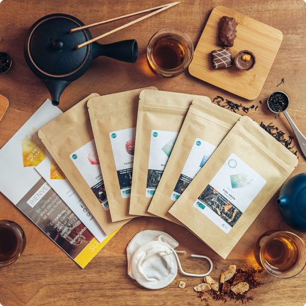 box personnalisable colors of tea