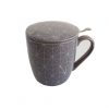mug gris & blanc par colors of tea