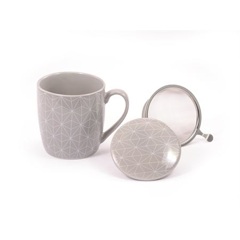 mug malmo Mug Malmö gris motifs géométriques