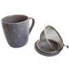 mug gris & blanc par colors of tea