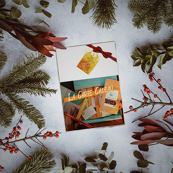 la carte cadeau pour les idées cadeaux par colors of tea