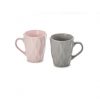 mug diamant rose et taupe