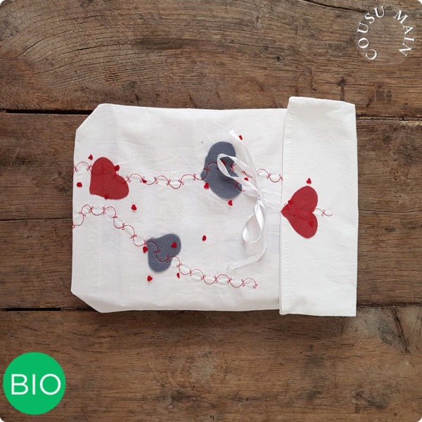 SÉLECTION SAINT VALENTIN POCHETTE COUSU MAIN