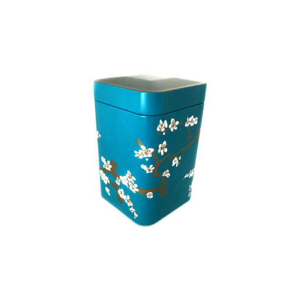 boite cerisier japonais bleu turquoise par colors of tea