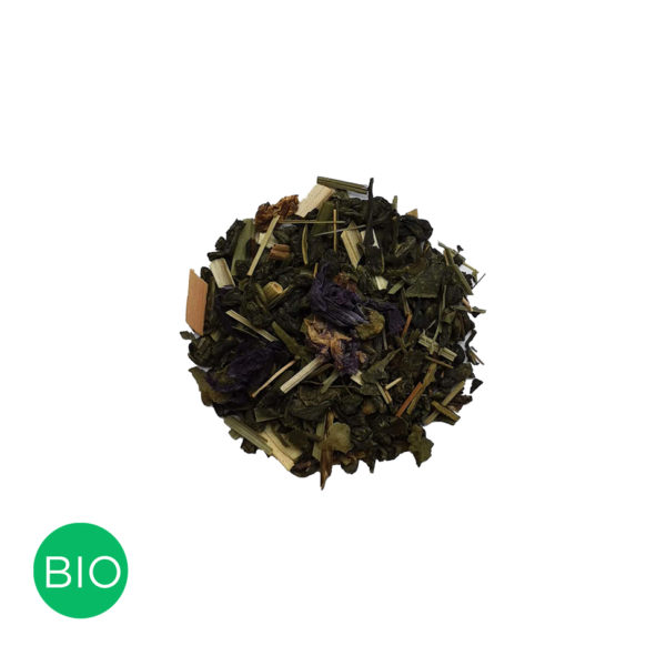 photo force tranquile, thé vert colors of tea