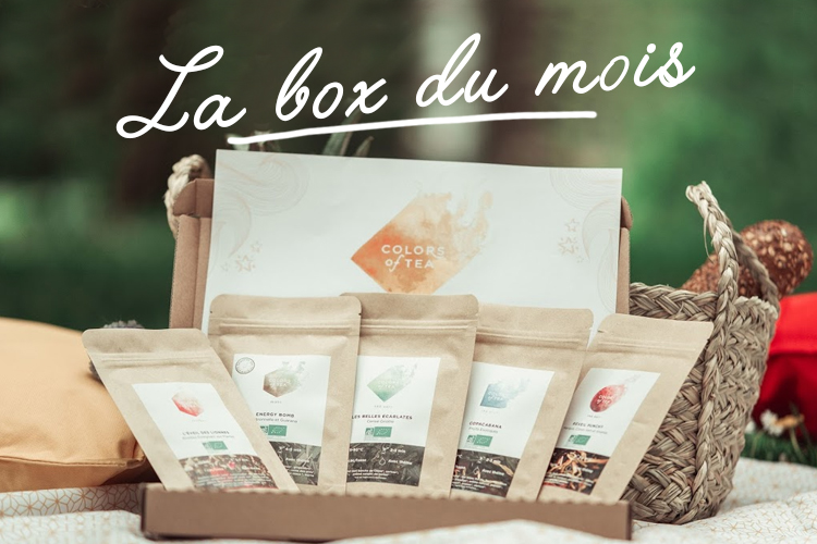 photo de la box du mois colors of tea